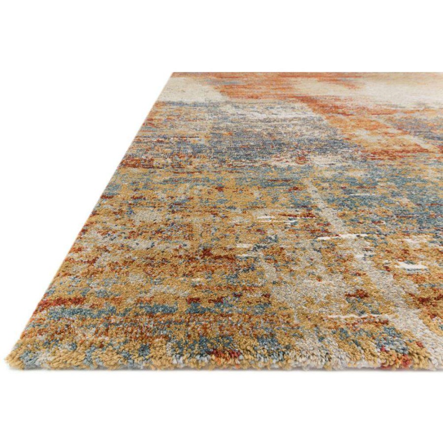 Rugs * | Loloi Augustus Modern Terracotta Orange Abstract Patterned Rug 11'6 X15 Best Sale