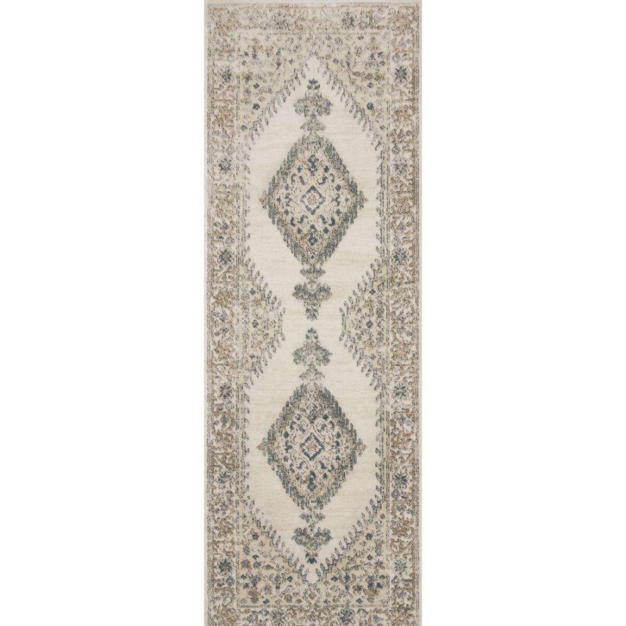 Rugs * | Loloi Teagan French Country Brown Floral Patterned Rug 3'4 X5'7 New Arrivals