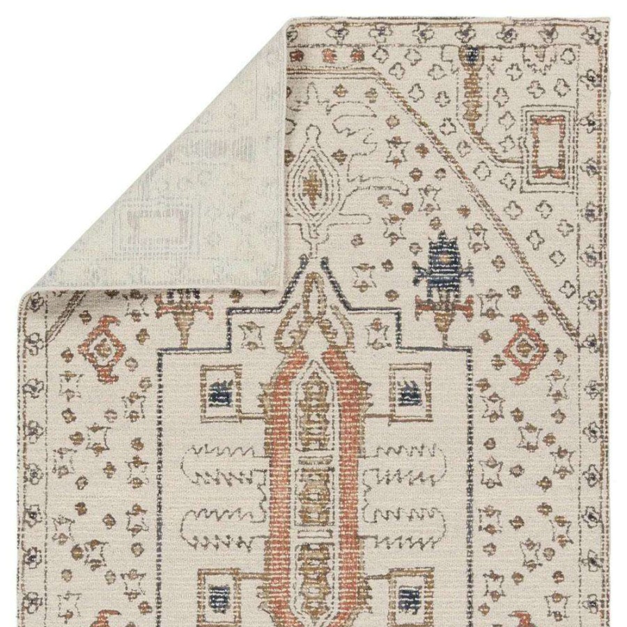 Rugs * | Jaipur Living Dahir Global Bazaar Cream Wool Tribal Patterned Rug 10'X14 High Quality