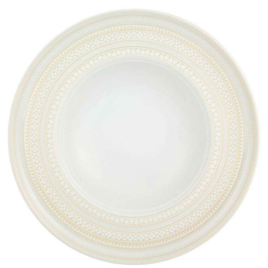 Dining & Bar * | Vista Alegre Modern Classic White Porcelain Soup Plate Promotion