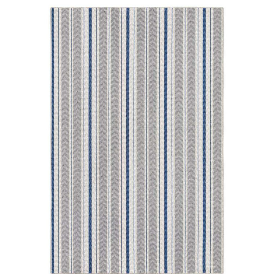 Rugs * | Stark Cayman Modern Blue Striped Patterned Rug 12'X15 Less Expensive