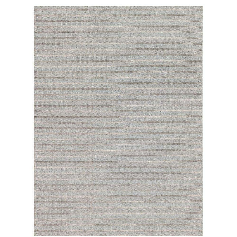 Rugs * | Exquisite Rugs Nova Modern Classic Beige Striped Patterned Outdoor Rug 9'X12 High Quality