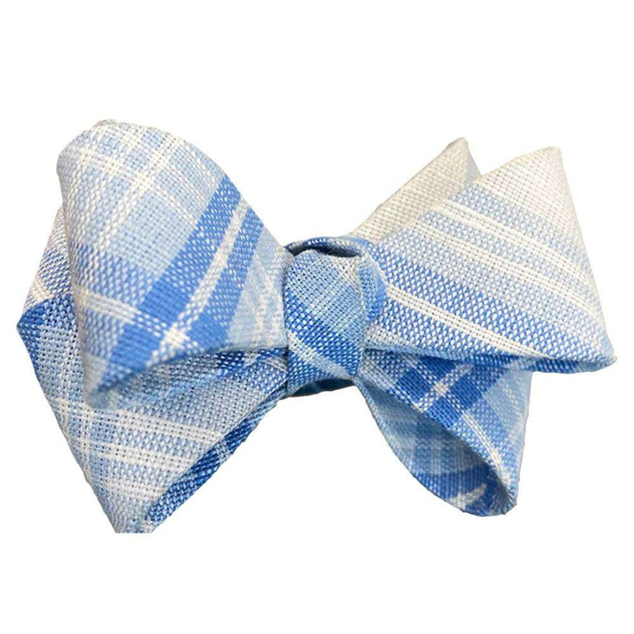 Dining & Bar * | Juliska Tuxedo French Country Chambray Tartan Linen Napkin Ring Less Expensive