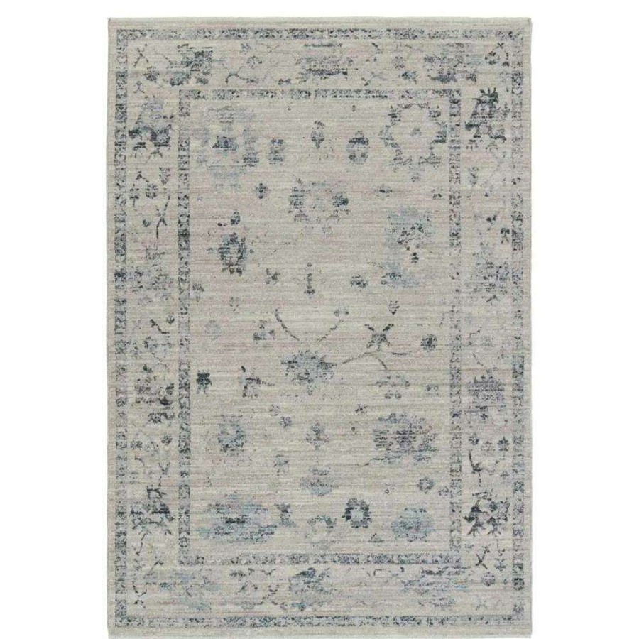 Rugs * | Jaipur Living Vibe Adelaide French Country Blue Floral Patterned Rug 10'X14 Discounts