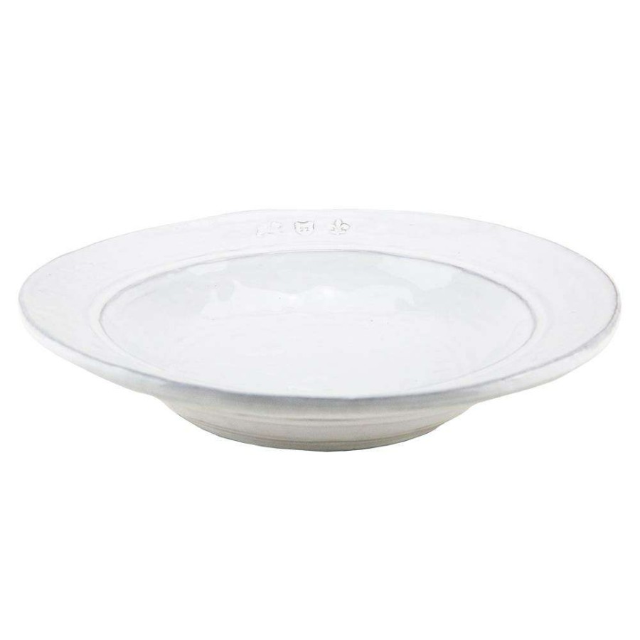 Dining & Bar * | Arte Italica Firenze Modern Classic White Ceramic Soup Bowl High Quality