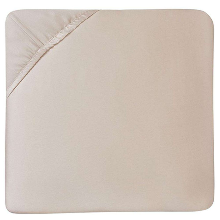 Bedding & Bath * | Sferra Modern Lucio Fitted Sheet Cashew Queen Less Expensive