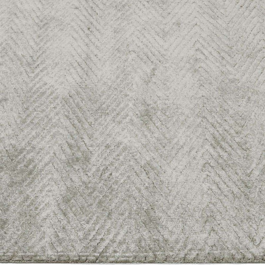 Rugs * | Solo Rugs Chevelle Modern Bone Grey Solid Rug 5'X8 Top Sell