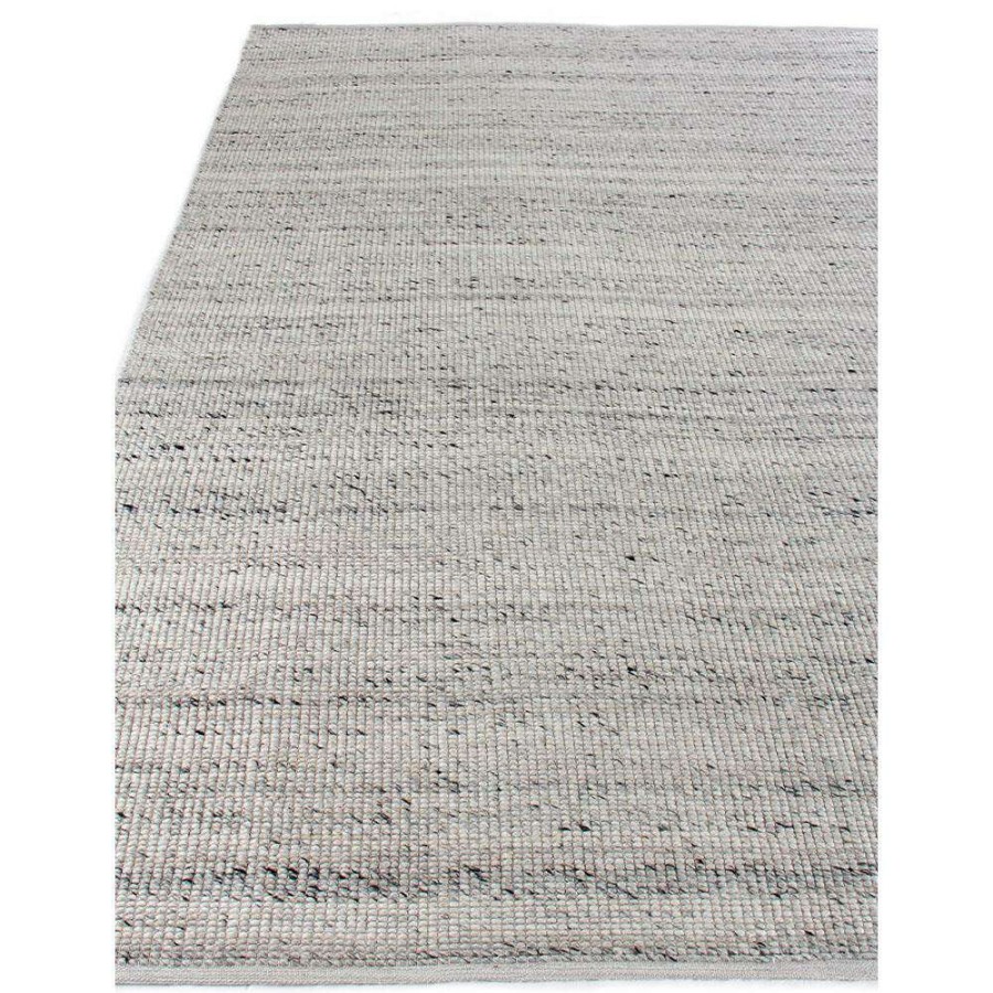 Rugs * | Exquisite Rugs Hesse Modern Classic Silver Textured Solid Rug 12'X15 Fire Sale