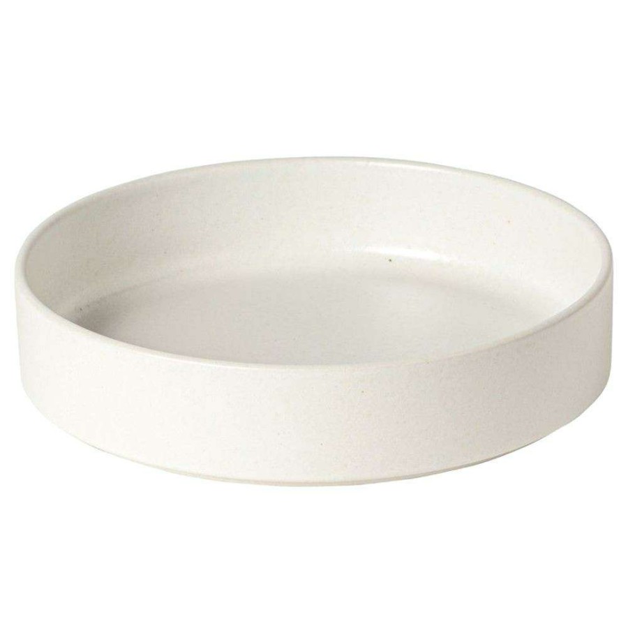 Dining & Bar * | Costa Nova Redonda Modern Classic White 8" Deep Round Plate Set Of 4 Discount