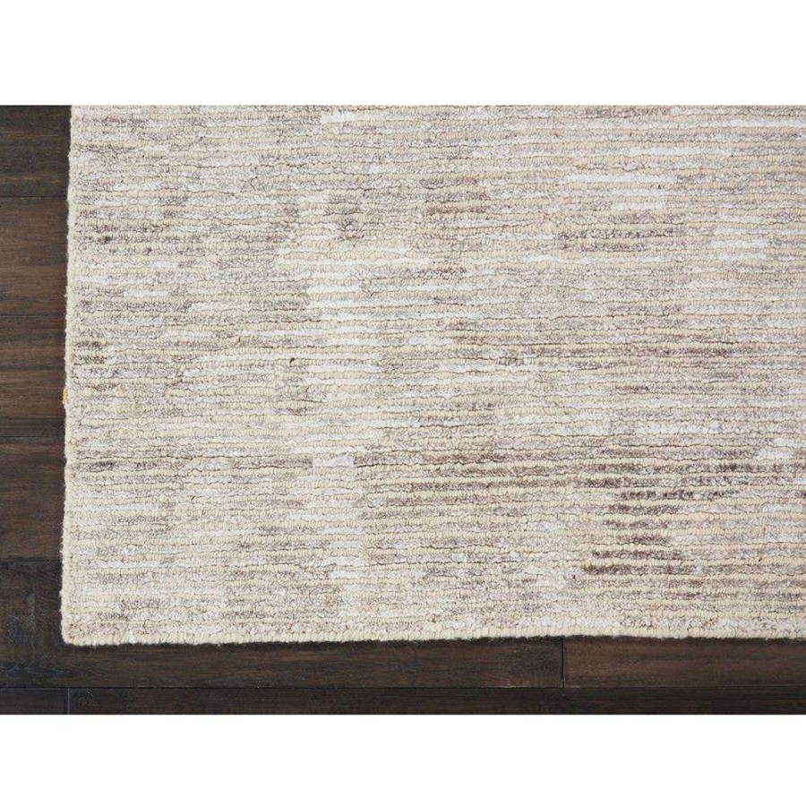 Rugs * | Eivor Modern Classic Cream Textured Solid Rug 5'6 X7'5 Lower Price