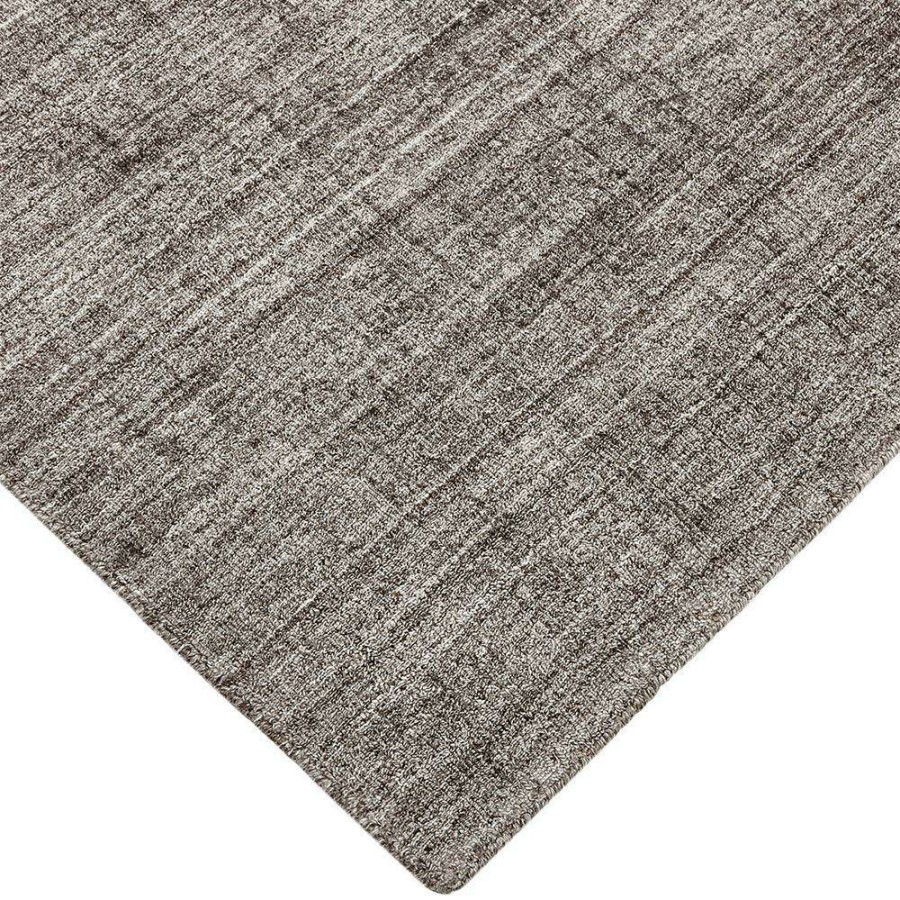 Rugs * | Solo Rugs Ashton Modern Brown Wool Solid Rug 8'X10 Exclusive Design