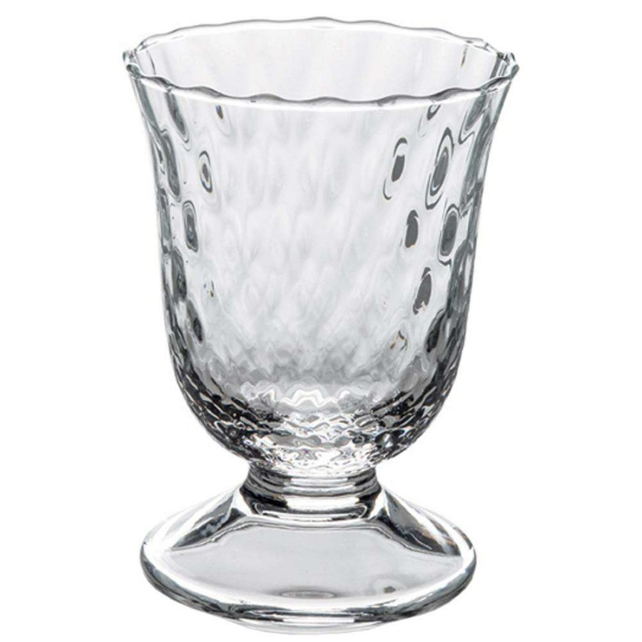 Dining & Bar * | Ivv Fiordaliso Modern Classic Clear Glass Goblet Set Of 2 Fire Sale