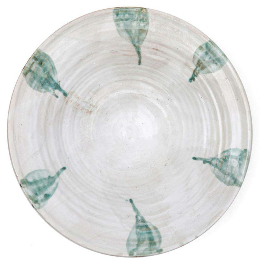 Decor * | Emma Mid Century Modern White Earthenware Bowl Free Delivery