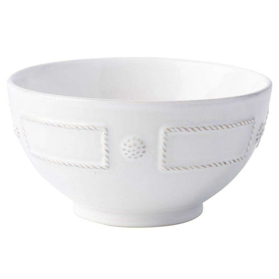 Dining & Bar * | Juliska Berry & Thread French Panel Whitewash Ceramic Cereal Bowl Special