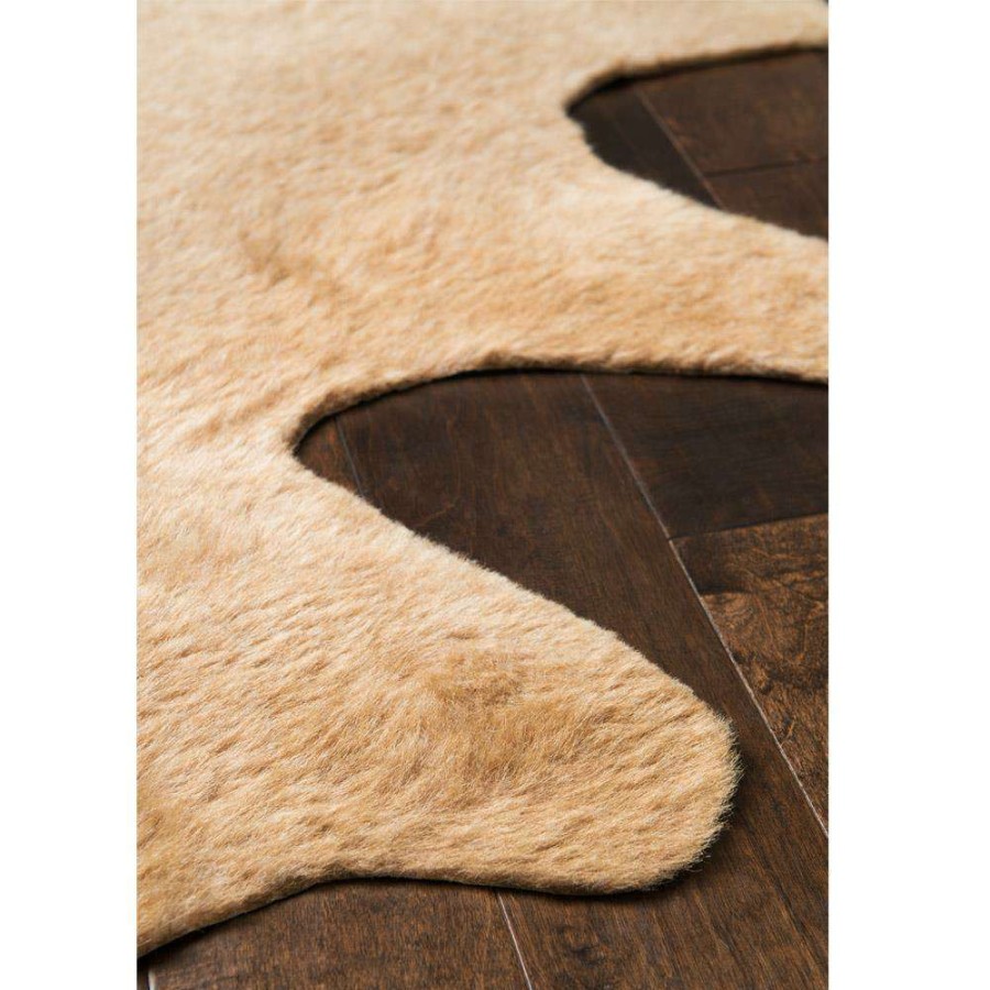 Rugs * | Loloi Grand Canyon Rustic Lodge Tan Brown Faux Hide Rug 3'10 X5 Popular