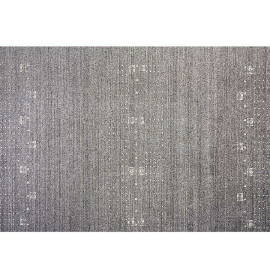 Rugs * | Rosh Modern Grey Wool Dotted Patterned Rug 3'6 X5'6 Popular