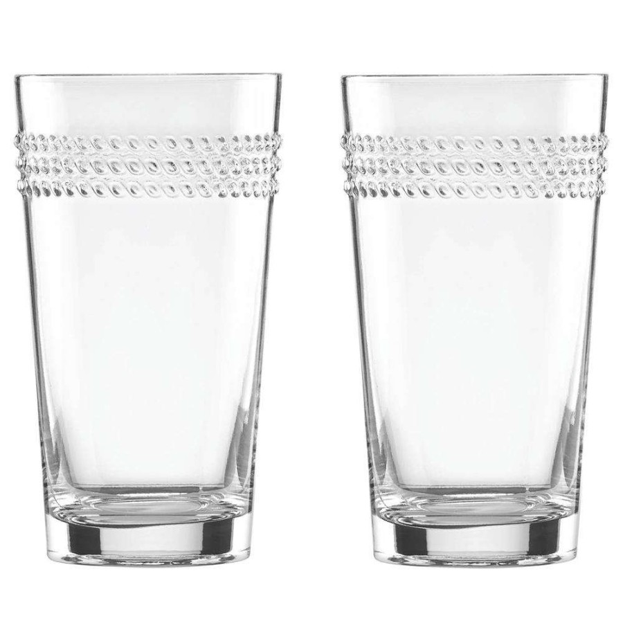 Dining & Bar * | Lenox Kate Spade New York Wickford Modern Clear Highball Glass Set Of 2 New In