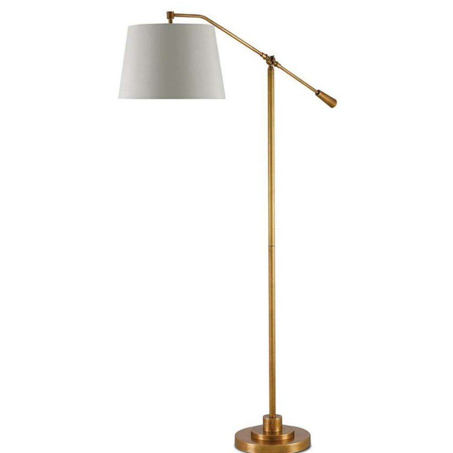 Lighting * | Karayan Modern Classic Antique Brass Swing Arm Floor Lamp Best Choice