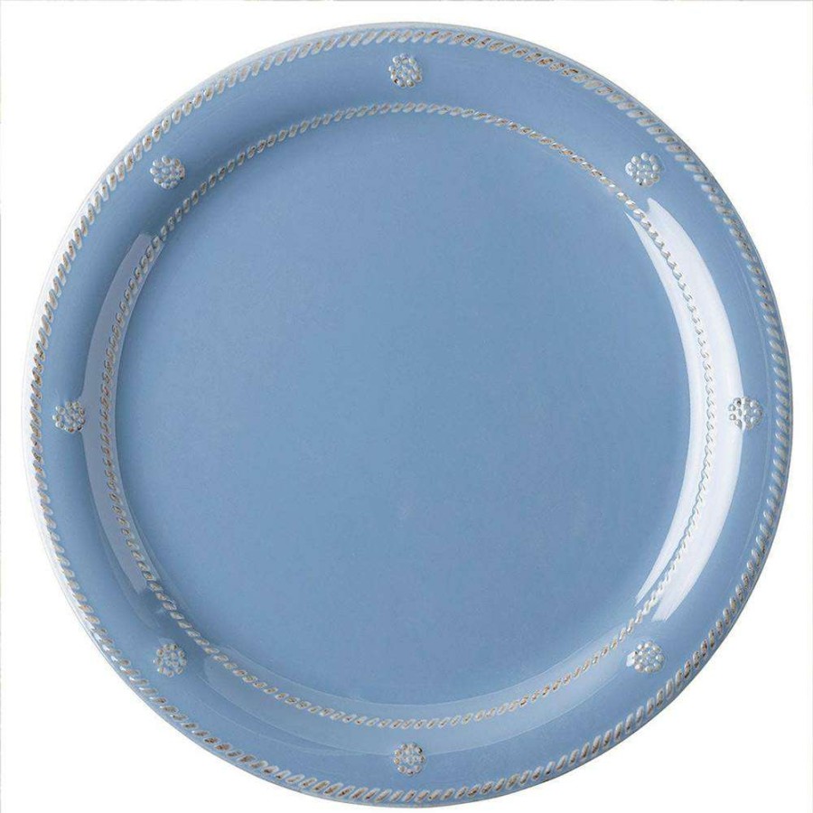 Dining & Bar * | Juliska Berry & Thread Chambray Blue Melamine Dinner Plate Best-Selling