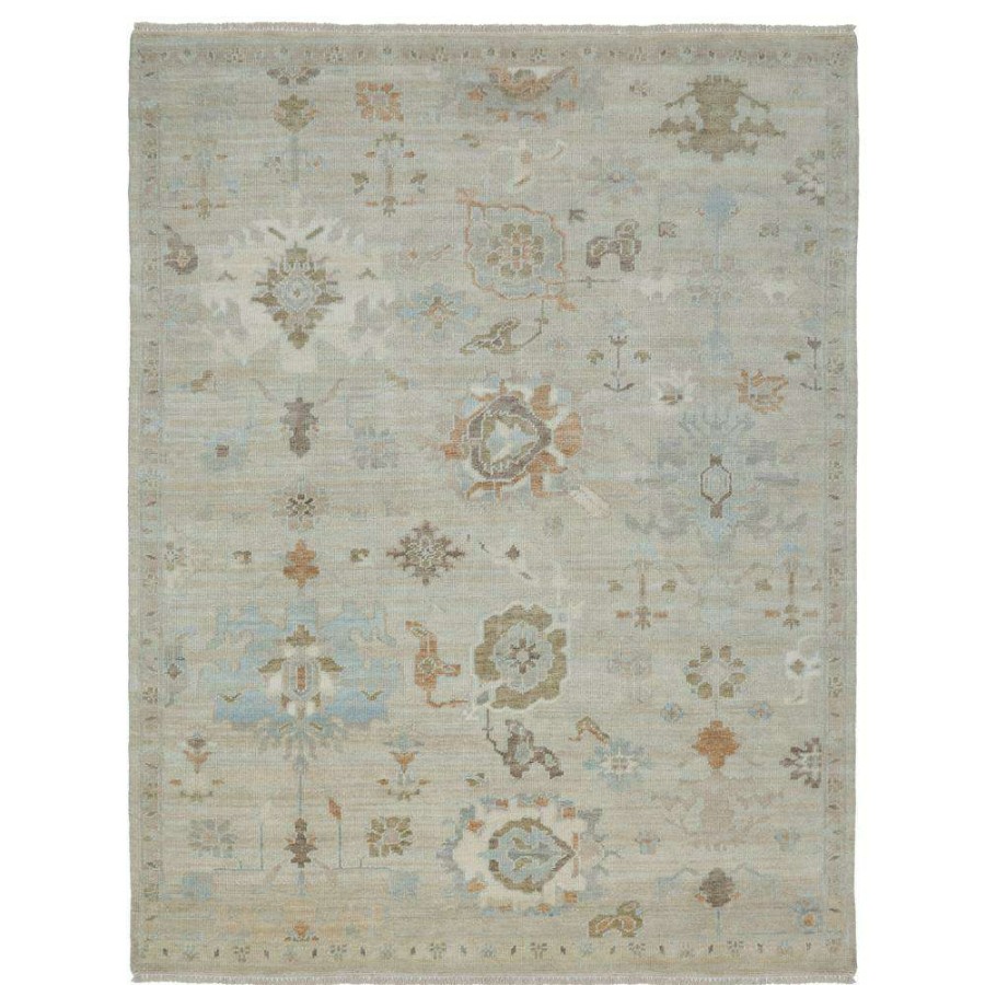 Rugs * | Stark Hija Global Sand Wool Ushak Patterned Rug 12'X15 Free Delivery