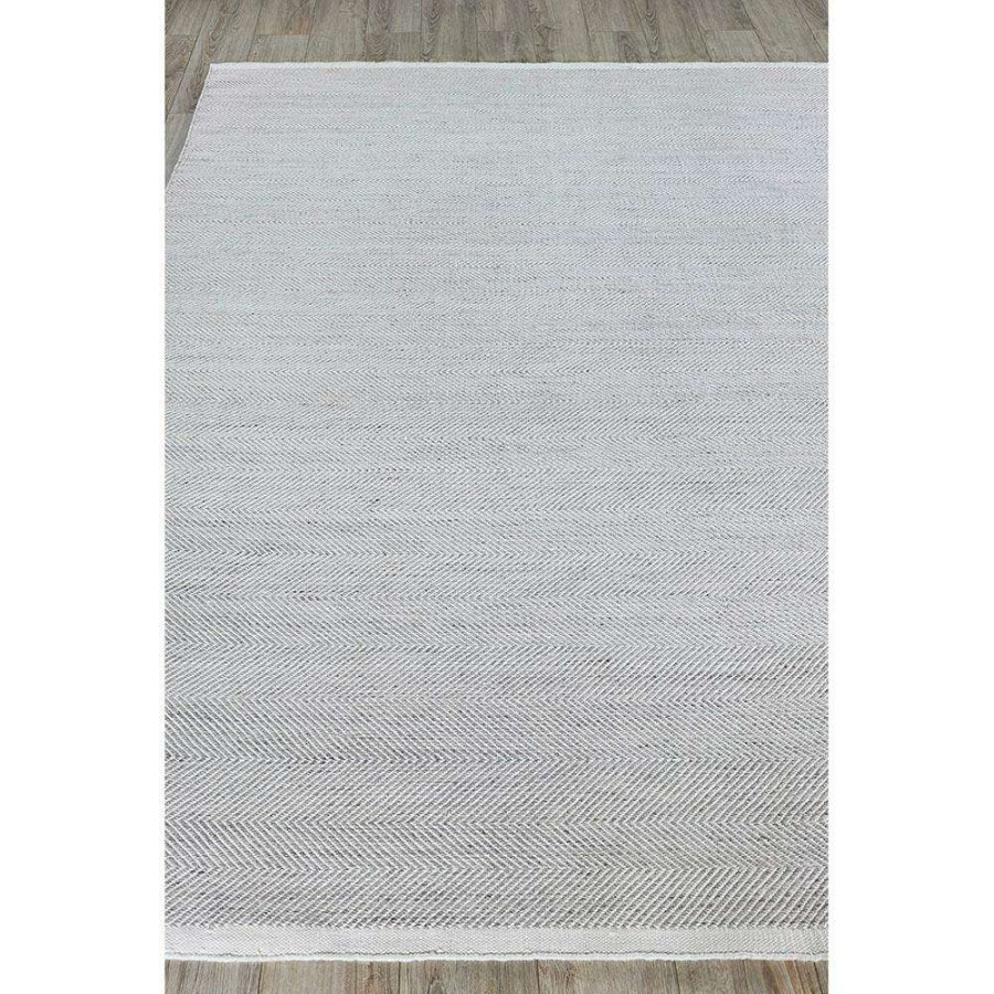 Rugs * | Exquisite Rugs Bintan Modern Classic Silver Solid Outdoor Rug 6'X9 Best Choice