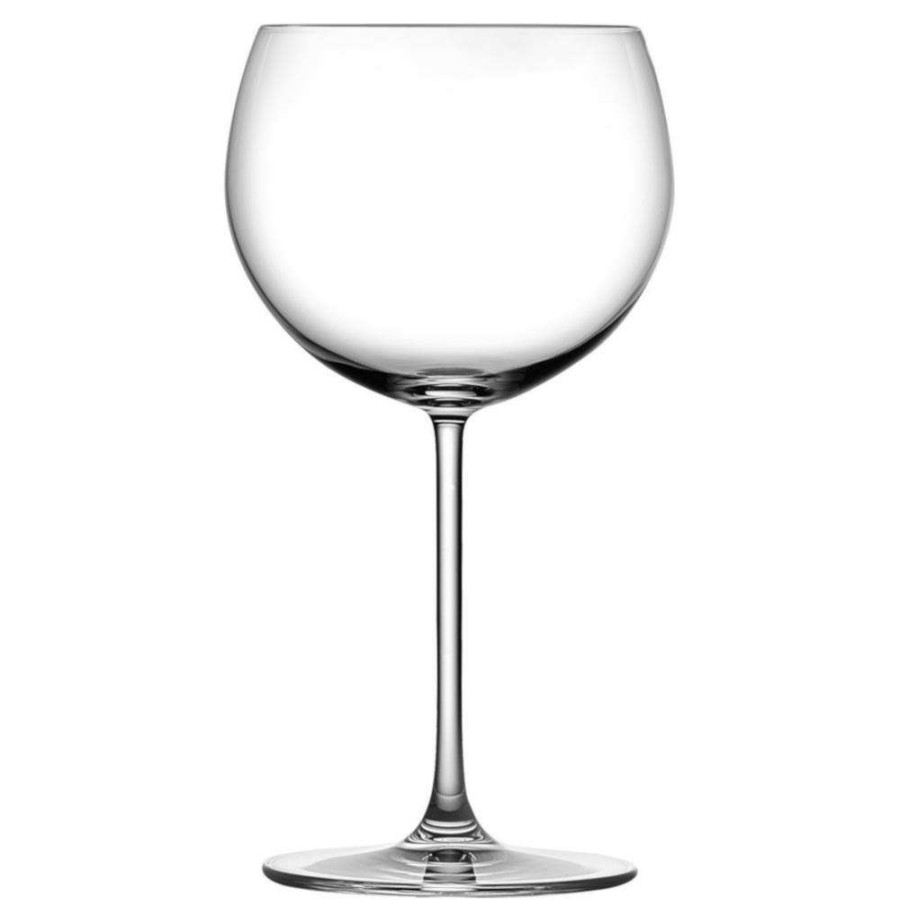 Dining & Bar * | Nude Glass Vintage Modern Classic Clear Crystal Bourgogne White Glass Set Of 2 Top Sell