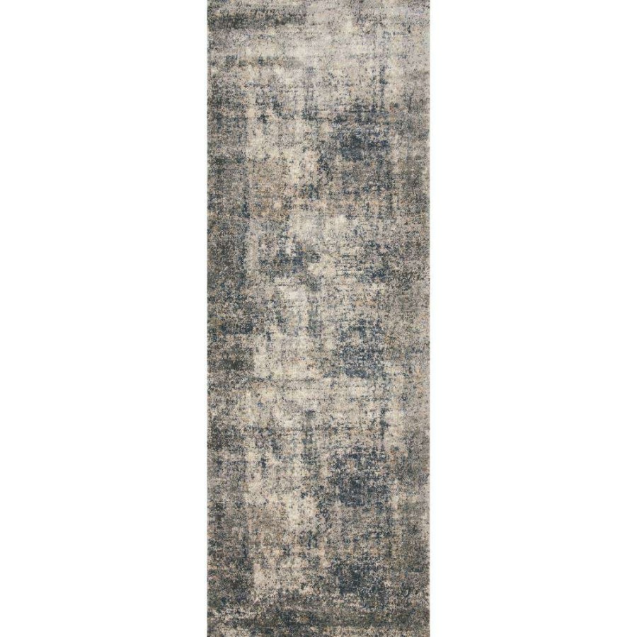 Rugs * | Loloi Teagan Modern Classic Grey Blue Abstract Patterned Rug 11'6 X15 Less Expensive