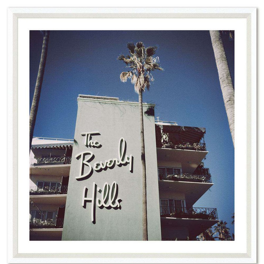 Art * | Photos By Getty Images Slim Aarons Beverly Hills White Frame Photograph 17 17 Best Choice