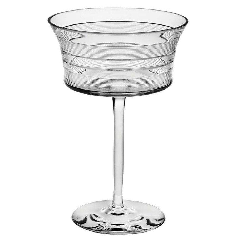 Dining & Bar * | Vista Alegre Vinyl Modern Classic Clear Crystal Martini Glass New In